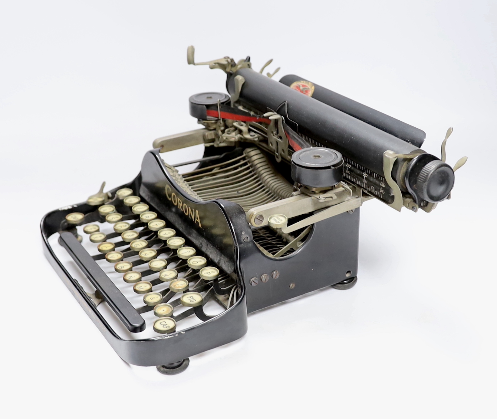 A 1920s/30s Corona portable Model 3 typewriter